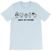 space are friends black T-Shirt
