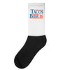 tacos  beer '16 Socks