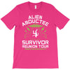 alien abductee survivor tour ufo nerd geek comic funny T-Shirt