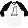 wine 3/4 Sleeve Shirt