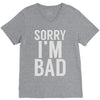 sorry i'm bad (2) V-Neck Tee