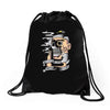 you burn yourself Drawstring Bags