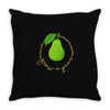 grow a pear Throw Pillow