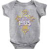 legends are born in 1985 hoodie 0 Baby Onesie