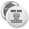 Super May Girl Pin-back button