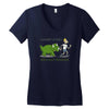 bring back dinosaurs Women's V-Neck T-Shirt