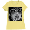 sad girl Ladies Fitted T-Shirt