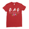 Bae Best Auntie Ever Friends Tv Show Parody Ladies Fitted T-Shirt