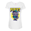 angry bull Maternity Scoop Neck T-shirt