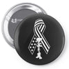 fallen soldier ribbon never forget military Pin-back button