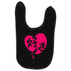 kawaii suki cute heart tee japanese kanji Baby Bibs