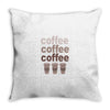 coffee coffee coffee Throw Pillow