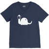 apatosaurus white V-Neck Tee