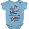 stolze mama einer grossartigen tochter hoodie Baby Onesie