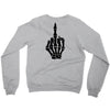 Flipping Someone Off Crewneck Sweatshirt