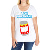 i am duff man homer cult funny retro Ladies Curvy T-Shirt