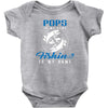 Pops is my Name Fishing Is My Game Baby Onesie