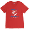 Uncle is my Name Fishing Is My Game V-Neck Tee