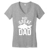reel great dad Women's V-Neck T-Shirt