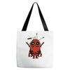 deadpool minion Tote Bags
