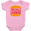 royale with cheese Baby Bodysuit