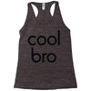 cool bro Racerback Tank