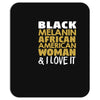 melanin african american woman Mousepad