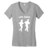 line dancing country music Women's V-Neck T-Shirt