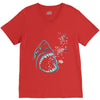 shark attack!!! V-Neck Tee