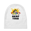 gamer gremlin stole pog Baby Beanies