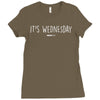 it's wednesday Ladies Fitted T-Shirt