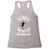 simple man running Racerback Tank