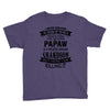 Super Cool Papaw Of A Freaking Awesome Grandson Youth Tee