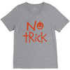 no trick pumpkin halloween V-Neck Tee