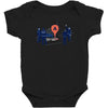 map marker death Baby Bodysuit