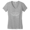 oscar wilde quote girls Women's V-Neck T-Shirt