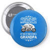 Motorcycles Grandpa Pin-back button