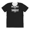 boobs real smile fake All Over Women's T-shirt