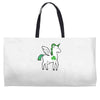 irish unicorn Weekender Totes