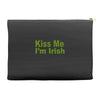 kiss me i'm irish Accessory Pouches