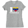 I love Venezuela Ladies Fitted T-Shirt