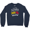you can't buy happiness but you can live in canada Crewneck Sweatshirt