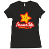 power up Ladies Fitted T-Shirt