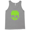 skull pixels t shirt cool funny Tank Top