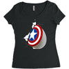 SIMPLE NICE Women's Triblend Scoop T-shirt