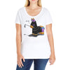hit me Ladies Curvy T-Shirt