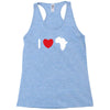 i love africa Racerback Tank