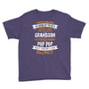 Super Cool Grandson Of A Freaking Awesome Pop Pop Youth Tee
