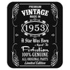Premium Vintage Made In 1953 Mousepad