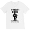 introverts unite separately in your own homes V-Neck Tee